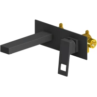 Смеситель для раковины Timo Briana 7171/03SM встраиваемый, черный матовый