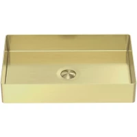 Раковина-чаша Feramolli Sole S402GL 55x35,2 см, накладная, золотой матовый