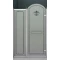 Душевая дверь распашная Cezares Retro 120 см матовое с прозрачным узором RETRO-A-B-11-120-PP-Cr-R - 1