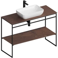 Консоль для раковины черный матовый Kerama Marazzi Plaza Next PL.N.120.01\BLK.M