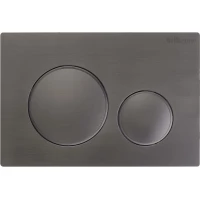 Кнопка смыва BelBagno BB-17C-GM для инсталляции, оружейная сталь матовый