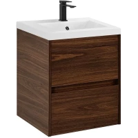 Тумба под раковину Art&Max Family-M Family-M-400-2C-SO-BO 39,6 см, подвесная, дуб бурбон