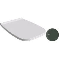 Сиденье для унитаза Alice Nur MC3339S с микролифтом, зеленый матовый