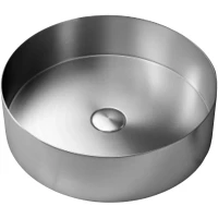 Раковина-чаша Oliveeka 8802-SS 40x40 см, накладная, нержавеющая сталь