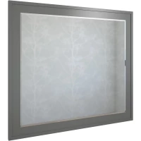 Зеркало 95x85 см серый матовый Sanflor Модена C02731