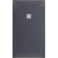 Душевой поддон Allen Brau Priority 8.31011-AM 160x90 см, из литьевого мрамора, прямоугольный, антрацит матовый