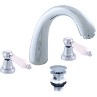 Смеситель для раковины с донным клапаном Rav Slezak Morava Retro MK533.5