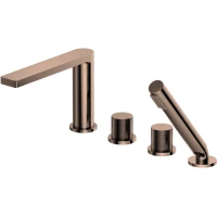 Смеситель на борт ванны Feramolli Dante ORS8826S CoolStart, медь матовая