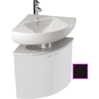 Угловая тумба черный матовый 67,9 см Jacob Delafon Odeon Up EB864-M61