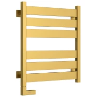 Полотенцесушитель электрический 600x500 золотой матовый МЭМ левый Сунержа Центурион 2.0 032-5602-6050