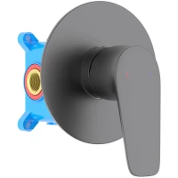 Смеситель для ванны Aquatek Бетта AQ1166BGM встраиваемый, оружейная сталь матовый