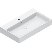 Раковина Catalano Premium 0220801001 80x47 см, накладная, подвесная, белый глянец