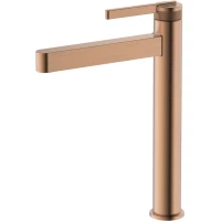 Смеситель для раковины DQ Bonn DA1702033 розовое золото матовый