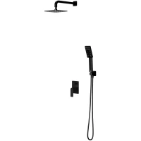 Душевой комплект 200 мм Omnires Baretti SYSBA10BL