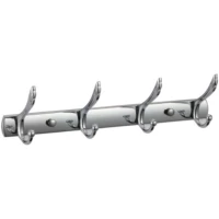 Планка с крючками РМС A5028 для ванны, хром