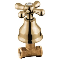 Вентиль запорный Emmevi Deco Classic 12009/BR бронза