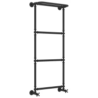 Полотенцесушитель водяной 1260x500 темный титан муар Сунержа Ренессанс 1386 15-0281-1250