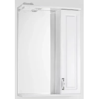 Зеркальный шкаф 55x83 см белый глянец Style Line Олеандр-2 ЛС-00000049