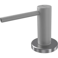 Дозатор для жидкого мыла Rivelato RD-500 grigio metallizzato 500 мл, встраиваемый, для кухни, серый металлик