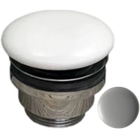 Донный клапан для раковины GSG PILTONUNIAR038 универсальный, серый матовый