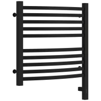 Полотенцесушитель электрический 500x500 черный матовый МЭМ правый Сунержа Аркус 3.0 31-5705-5050
