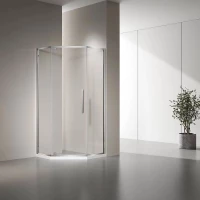 Душевой уголок 90x90 см Veconi Rovigo RV35-90-01-C7 прозрачное