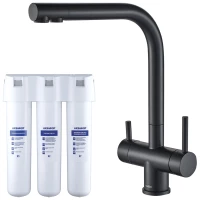 Смеситель для кухни с фильтром Swedbe Selene Plus K8144BK