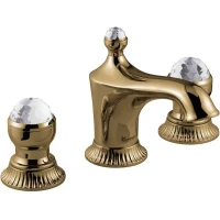 Смеситель для раковины Emmevi The One Leda 98033VSW/BR с донным клапаном, бронза