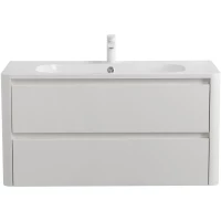 Тумба под раковину Cezares Relax RELAX-1000-2C-SO-BL 99,6 см, подвесная, Bianco Lucido