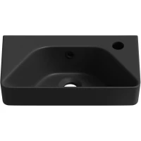 Раковина Lavinia Boho Bathroom Sink 33311056 40x22 см R, рукомойник, черный матовый