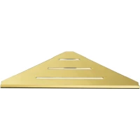 Полка для ванной Grocenberg AC0096MG 20x20 см, угловая, золотой матовый
