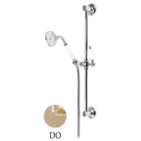 Душевой гарнитур золото 24 карат, ручки белые Cezares Nostalgia NOSTALGIA-SD-03/24-Bi