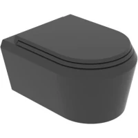 Унитаз подвесной GSG Cruise CRWCSO021 безободковый, пепельный матовый