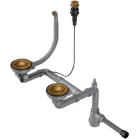 Сифон для кухонной мойки Omoikiri WK-1.5-CL-R-A-AB022 4957093 3 1/2