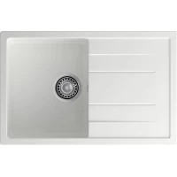 Кухонная мойка GranFest Quadro 780L 77x49,5 см, иней