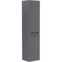 Пенал Equil Mirage ppMIRAGE36.R.KZ-07 подвесной R, с бельевой корзиной, графит матовый