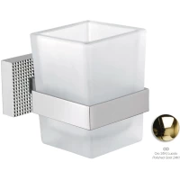 Стакан для зубных щеток Cezares Prizma PRIZMA-TUMS-03/24 настенный, золотой