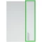 Зеркальный шкаф 50x70 см белый глянец/зеленый глянец R Corozo Спектр SD-00000685 - 1