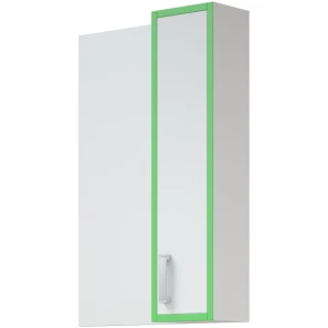 Изображение товара зеркальный шкаф 50x70 см белый глянец/зеленый глянец r corozo спектр sd-00000685