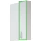 Зеркальный шкаф 50x70 см белый глянец/зеленый глянец R Corozo Спектр SD-00000685 - 3