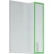 Зеркальный шкаф 50x70 см белый глянец/зеленый глянец R Corozo Спектр SD-00000685 - 2