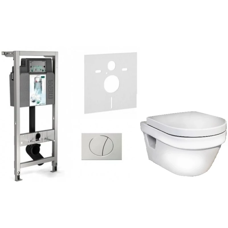 Комплект подвесной унитаз Gustavsberg Hygienic Flush 5G84HR01 + система инсталляции Mepa 514306