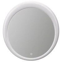 Зеркало белый глянец 70x70 см Aima Design Breeze Ligh У51938