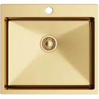 Кухонная мойка PEZARO PZS.550.505.GOLD 55x50,5 см, золотой