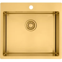 Кухонная мойка PEZARO PZS.550.505.GOLD 55x50,5 см, золотой