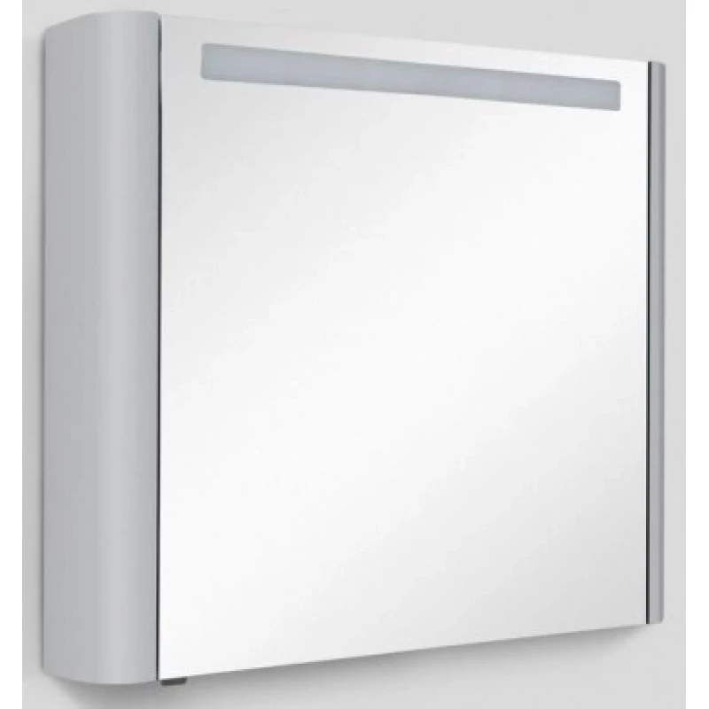Зеркальный шкаф 80x70 см серый шелк глянец R Am.Pm Sensation M30MCR0801FG
