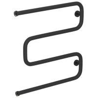 Полотенцесушитель водяной 600x600 темный титан муар Сунержа Ш-образный 15-0014-6060