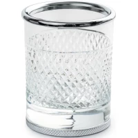 Стакан для зубных щеток Boheme Aura 10252-CR настольный, хром