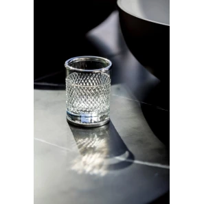 Изображение товара стакан для зубных щеток boheme aura 10252-cr настольный, хром