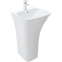 Раковина WeltWasser Leerbach 4543 GL-WT 10000005492 45x43,5 см, напольная, белый